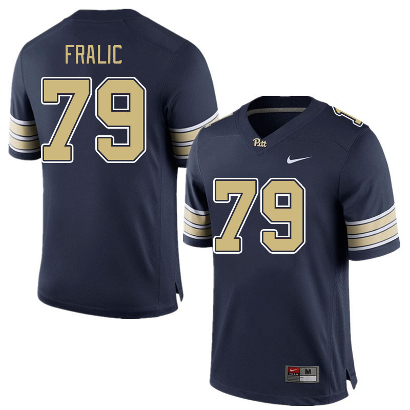 Pitt Panthers #79 Bill Fralic College Football Jerseys Stitched Sale-Navy